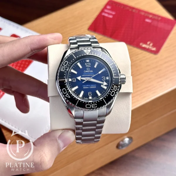 Omega Seamaster Planet Ocean 6000M - Ultra Deep - Blue Dial Best Replica 45.5mm