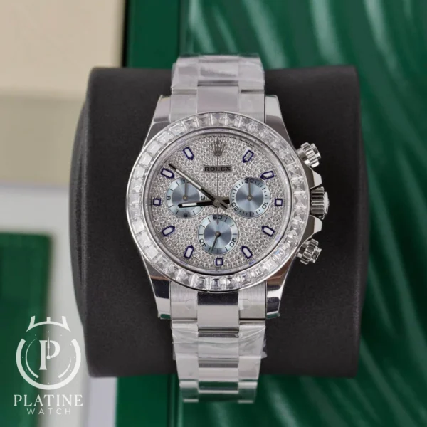 Rolex Daytona-116576Tbr Custom Made Moissanite Diamond Oyster Bracelet Best Replica-40Mm
