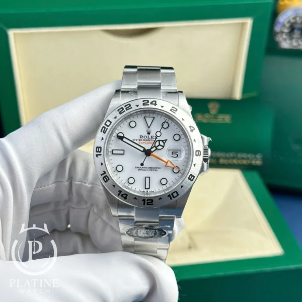 Rolex Explorer II 226570 Replica - White Dial